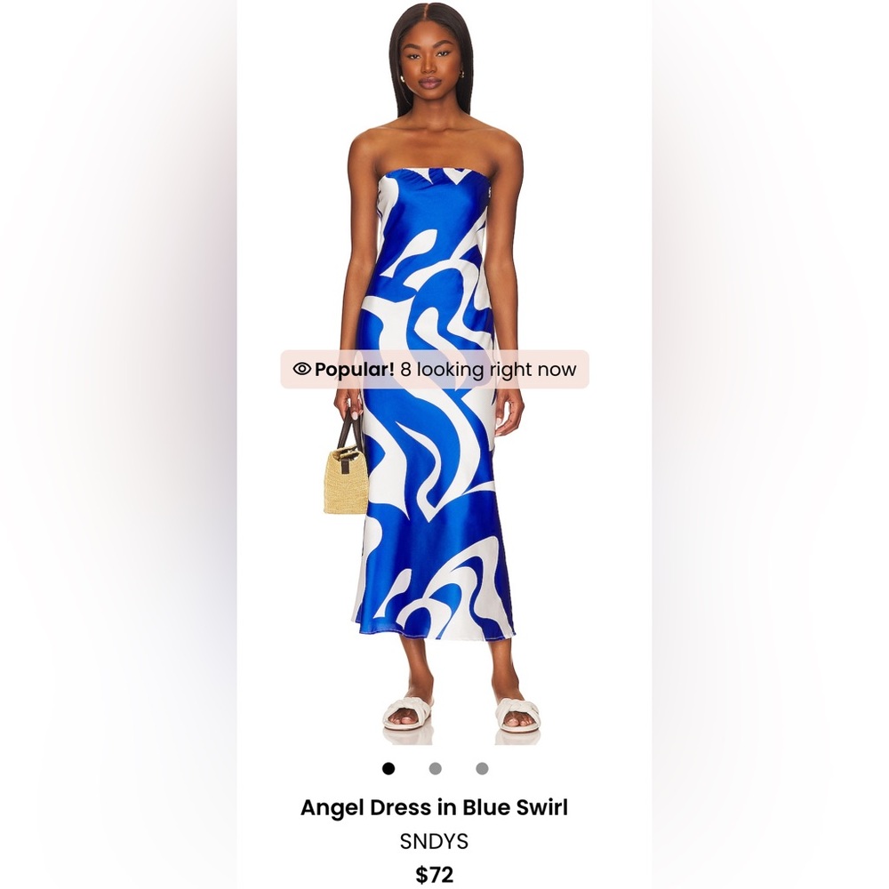 Sndys Angel Dress Blue Swirl size 6 US